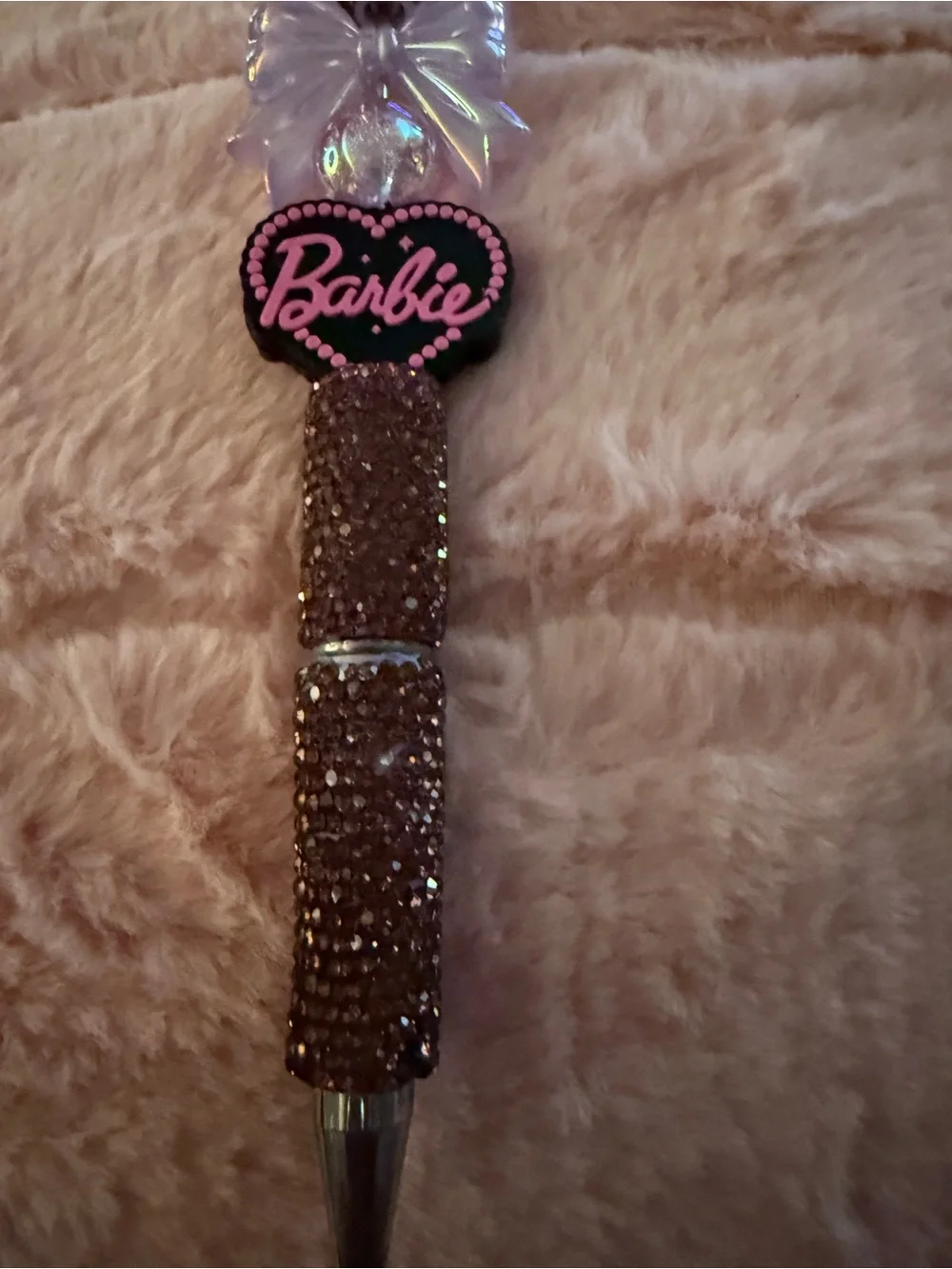 Barbie branded pen